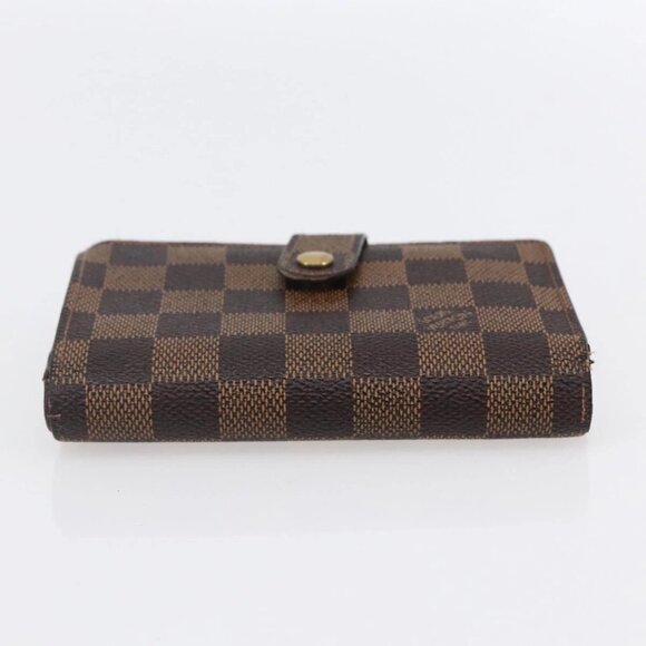 Authentic LOUIS VUITTON Damier Ebene Portefeuille Viennois Wallet bst288-120225 - Picture 3 of 16